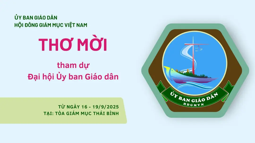 Thơ mời tham dự Đại hội Ủy ban Giáo dân năm 2025